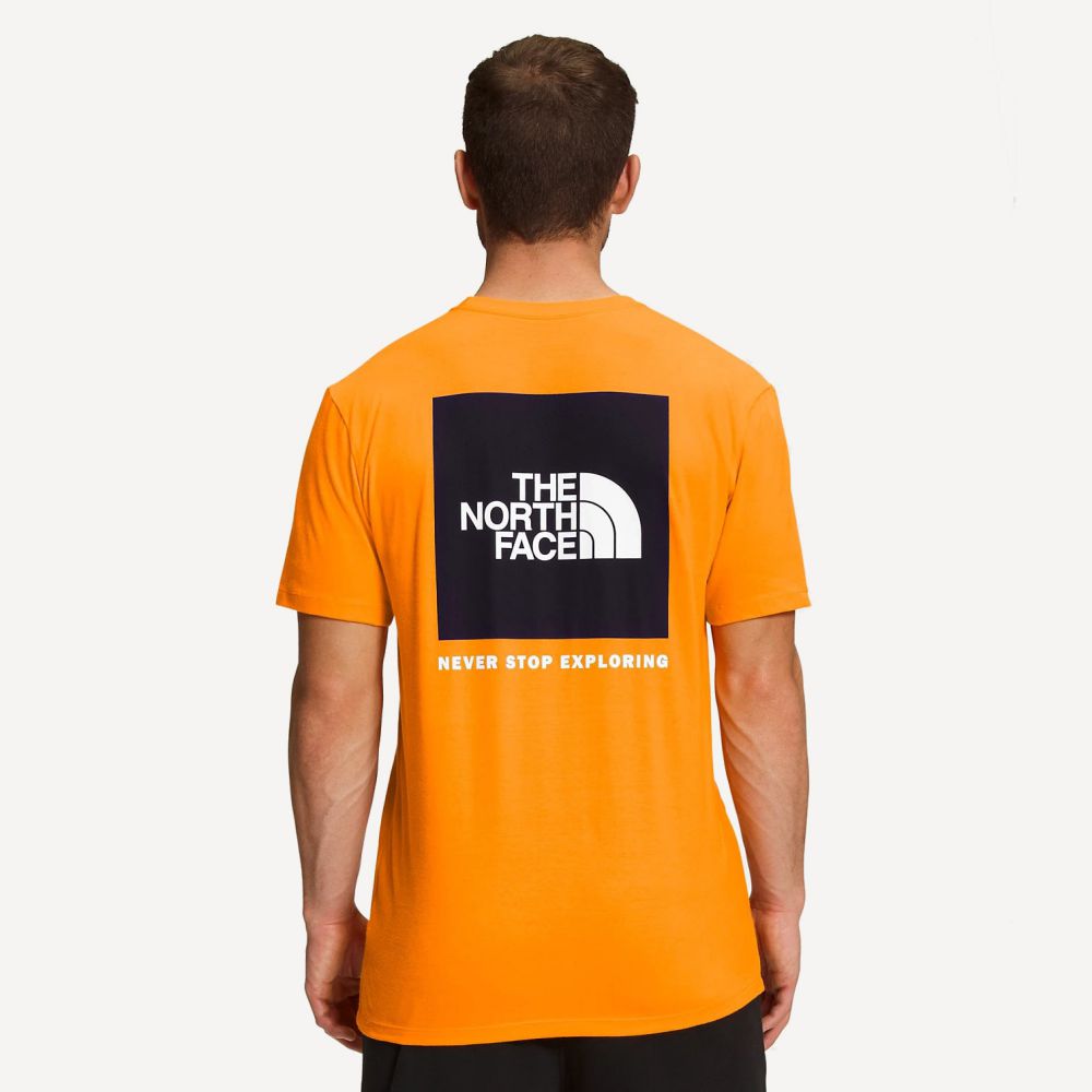 North face box logo tee online