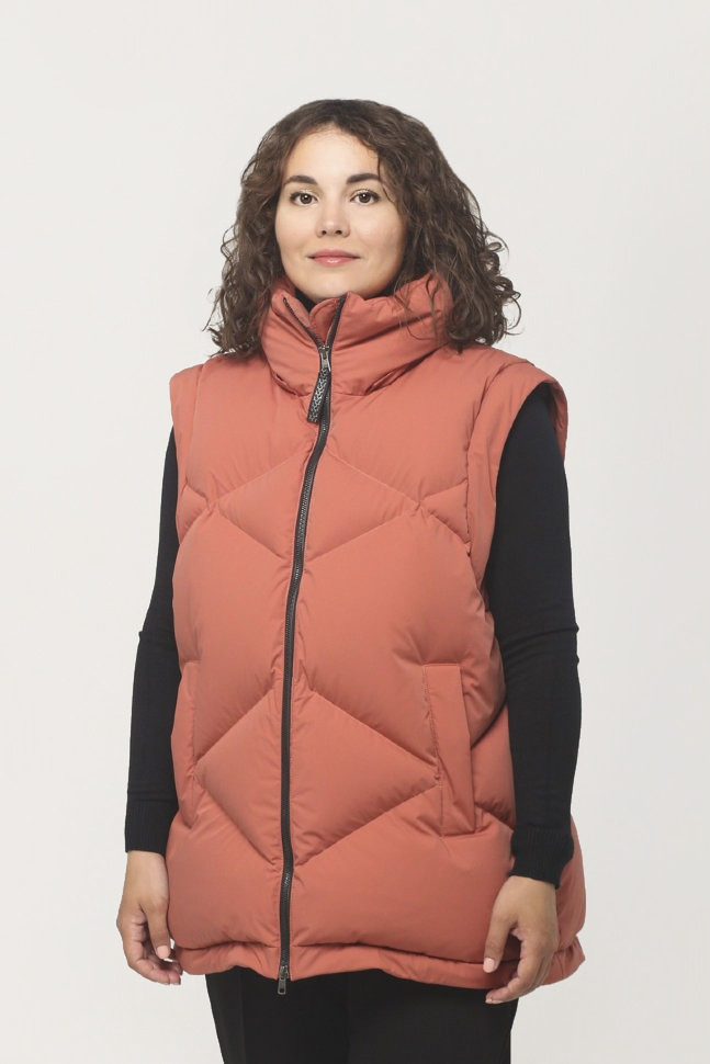 Пуховик Грета SkyStretch Goose (Женский; 50; Какао с Клюквой) Пуховик Грета SkyStretch Goose (Женский; 50; Какао с Клюквой)