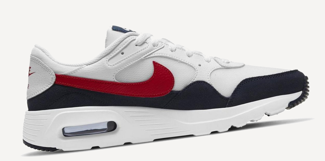 Кроссовки AIR MAX SC M (RU 42 EU 43 USm 9.5 СМ 26.7; white/obsidian/university red) Кроссовки AIR MAX SC M (RU 42 EU 43 USm 9.5 СМ 26.7; white/obsidian/university red)