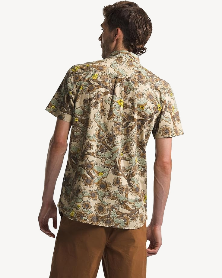 Рубашка TNF S/S Baytrail Pattern Shirt (Мужской; S; GravelCactus CamoPrint)