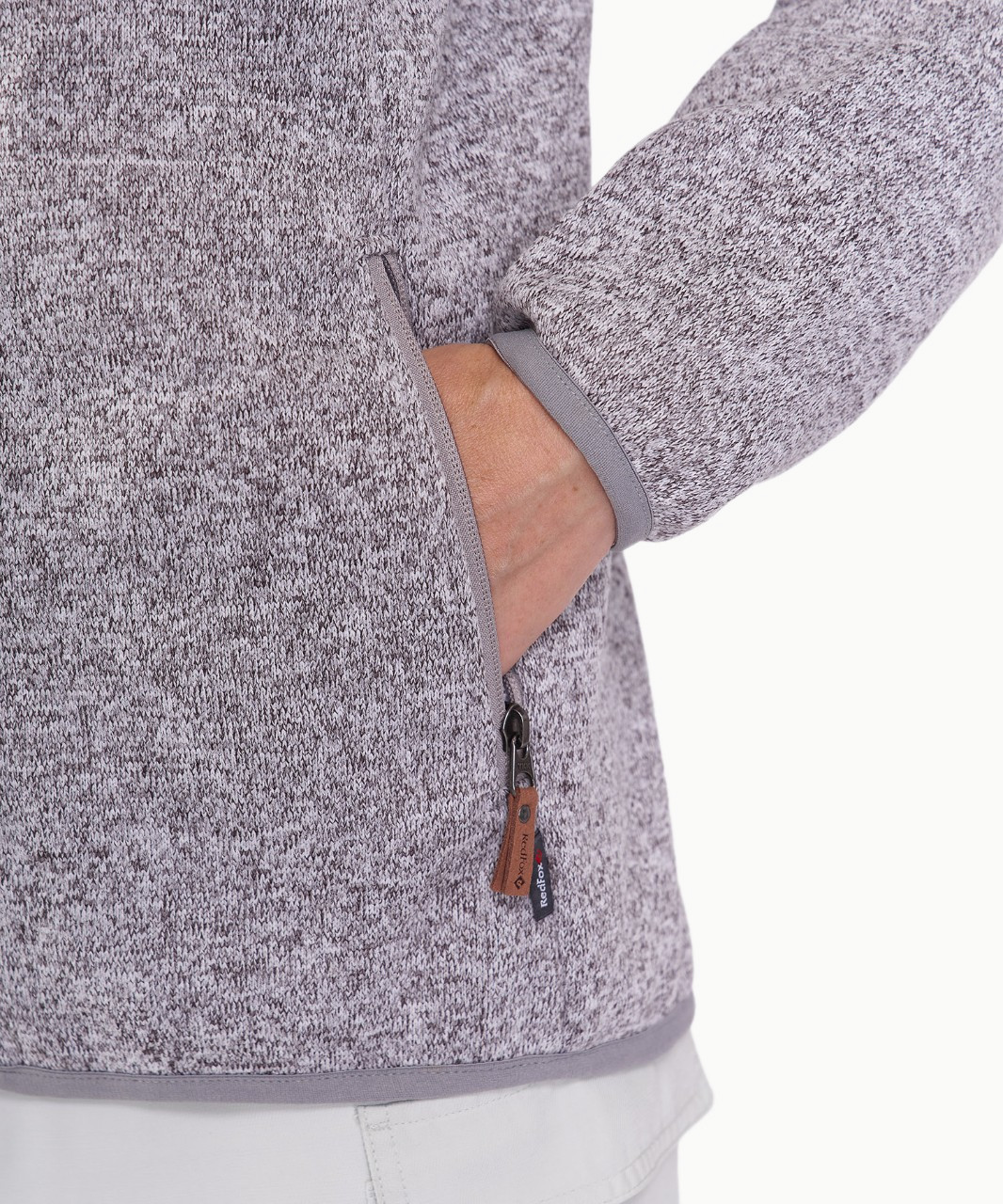 Куртка Флис RedFox Tweed IV Wmn (Женский; L; светло-серый)