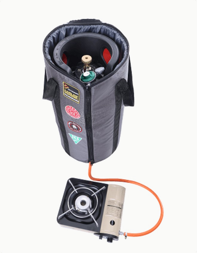 Термочехол для баллона HPC с шевроном 24,5л (Серый)