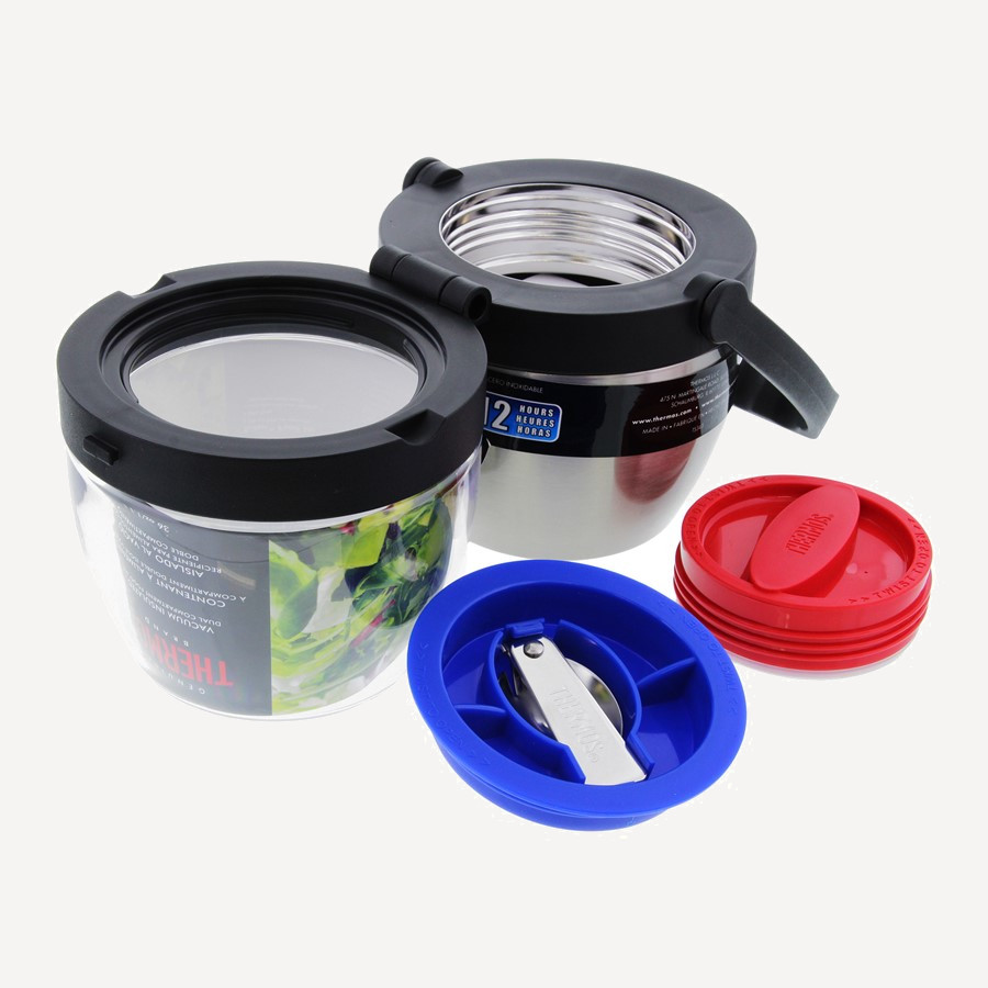 Термос для еды Thermos TS3430 SS 1L (Steel/Clear/Black +7h/-12h)