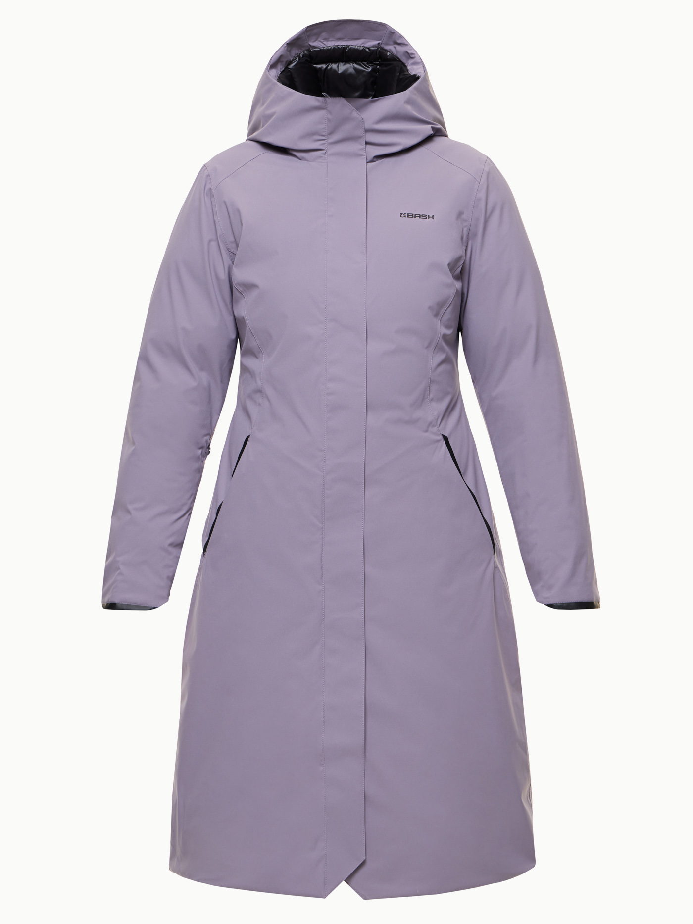 Пуховое пальто BASK FLAME (Женский; 50; Платиновый Серый) Пуховое пальто BASK FLAME (Женский; 50; Платиновый Серый)