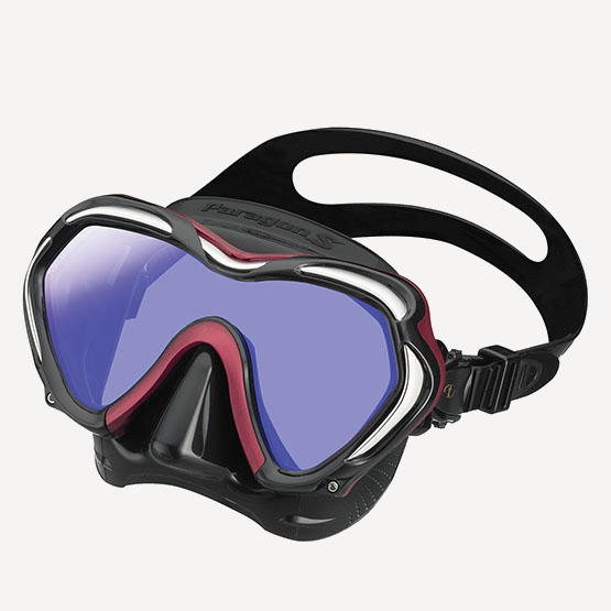 Маска Paragon S (черный силикон; MDRA)