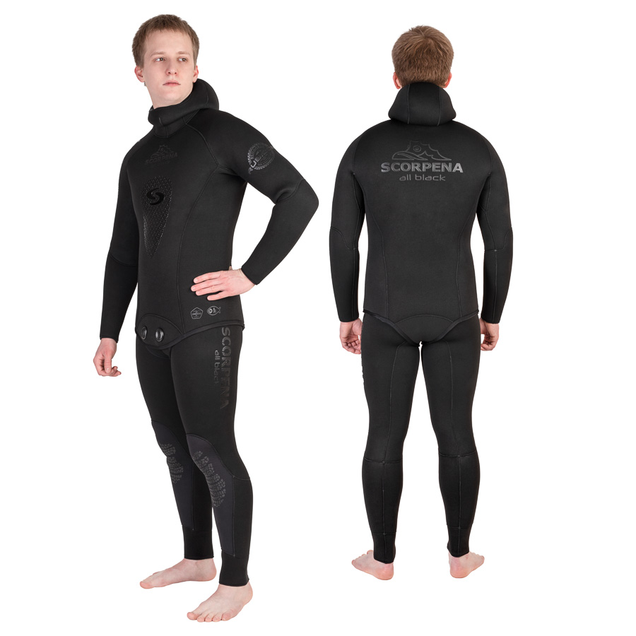 Гидрокостюм Scorpena AllBlack 7мм