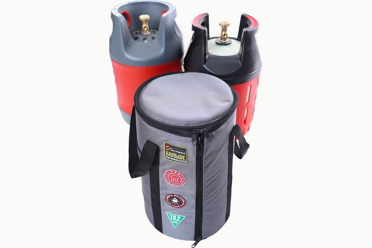 Термочехол для баллона HPC с шевроном 18,2л (Серый)