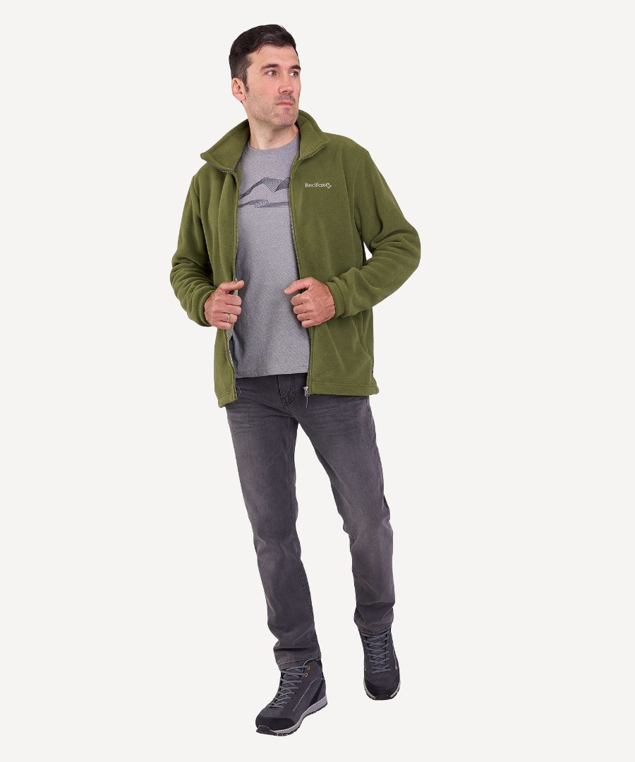 Куртка флисовая RedFox Peak III  (Мужской; 46; т.оливковый)