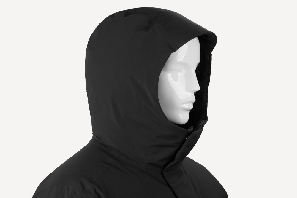 Пуховик Амулет 25 (Мужской; 48-176; Черный)