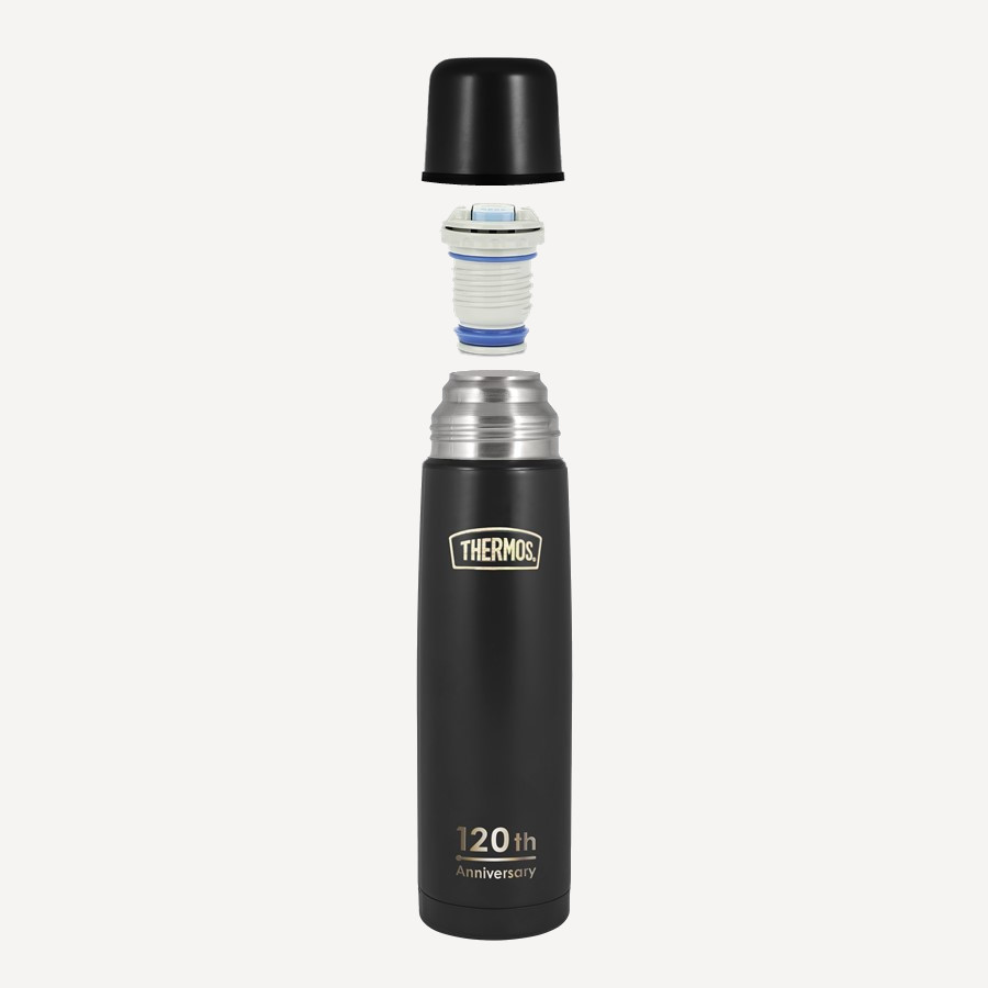 Термос Thermos FBB-1000 GOLD 1L (Black 120th Anniversary Gold; +24h/-24h)
