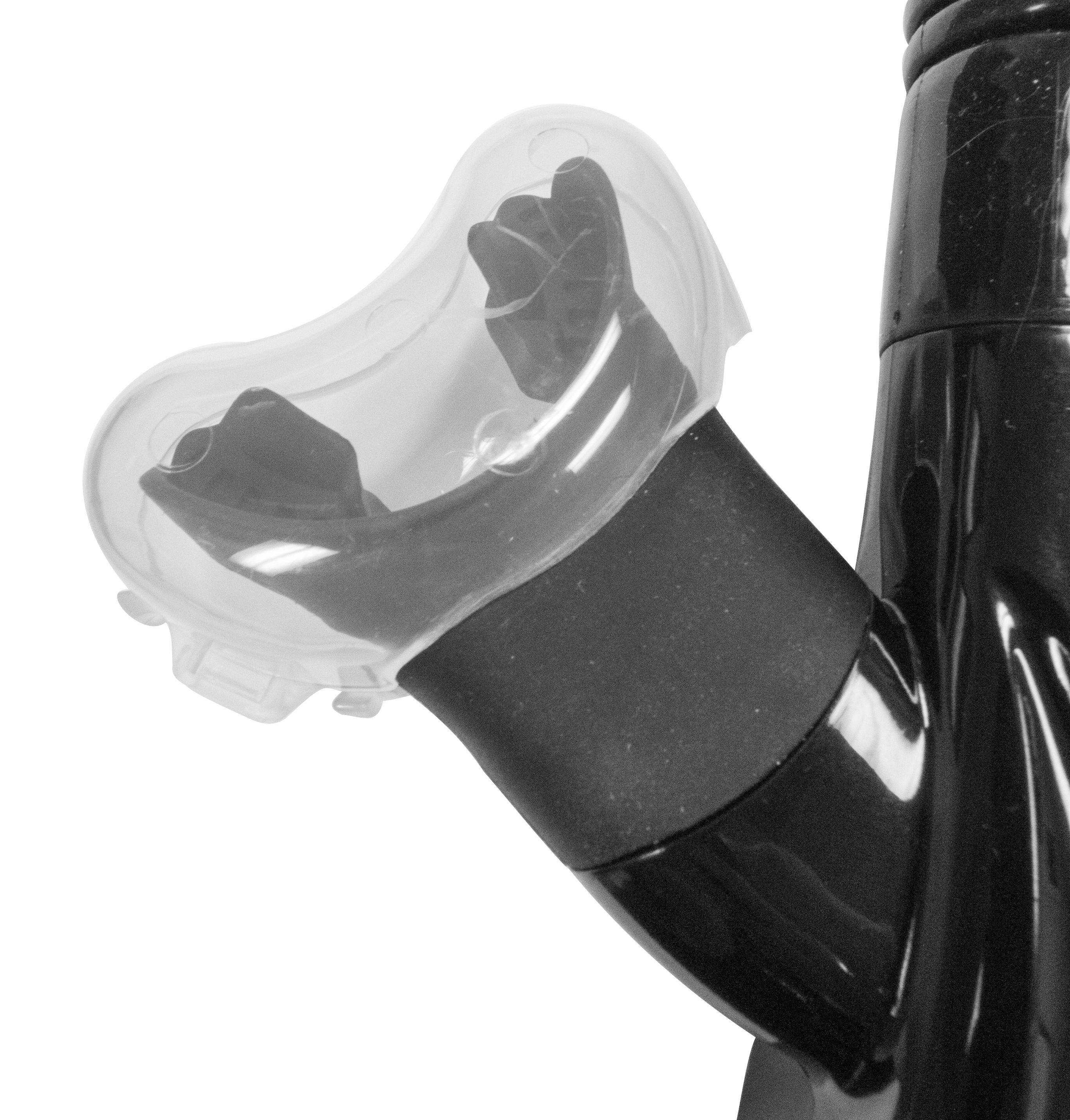 Комплект маска+трубка UCR-3125PQB Black Series, в сумке (черный силикон; MDR)