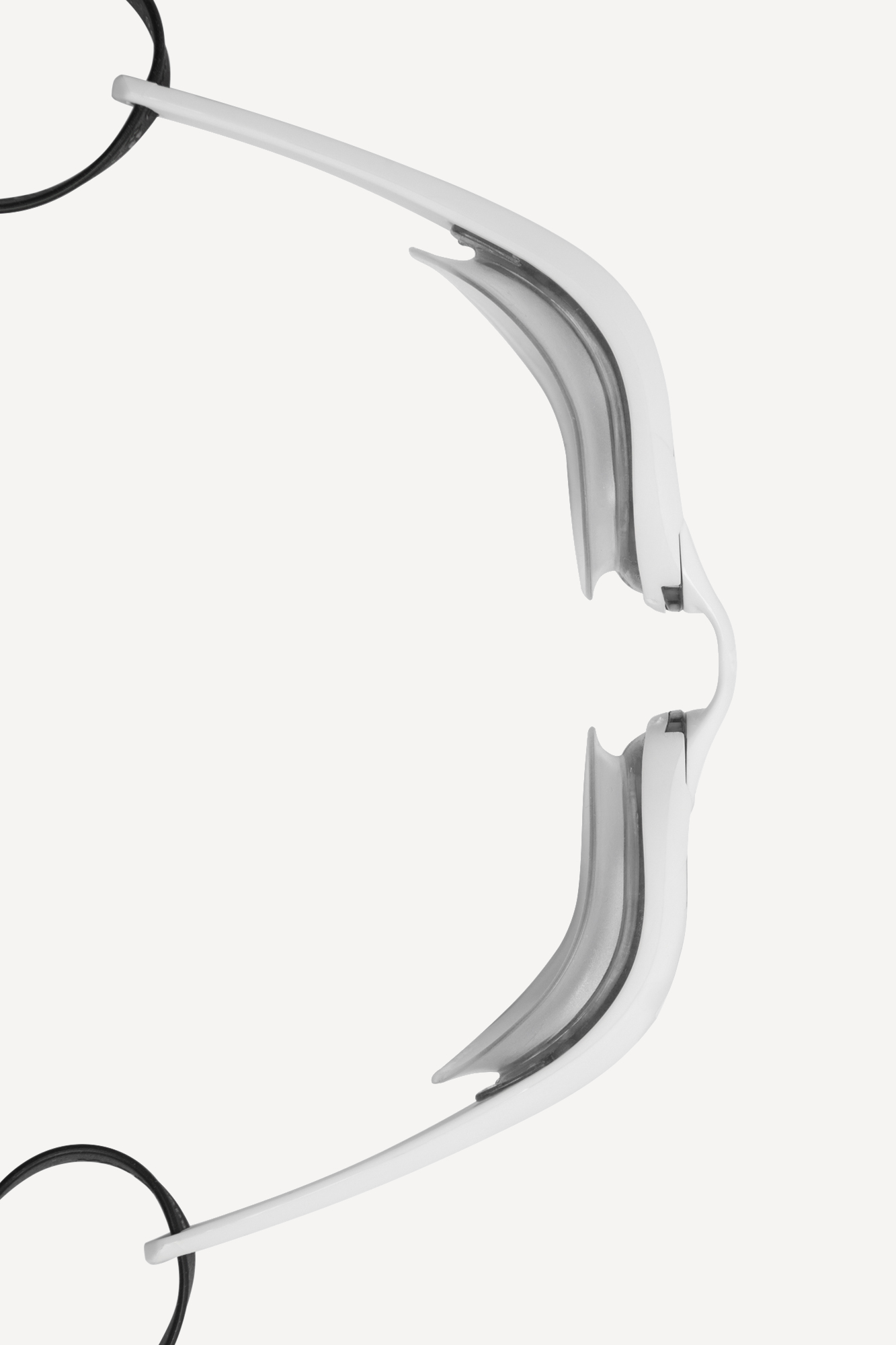 Очки для плавания Razor Mirror (зеркальные линзы; белый)