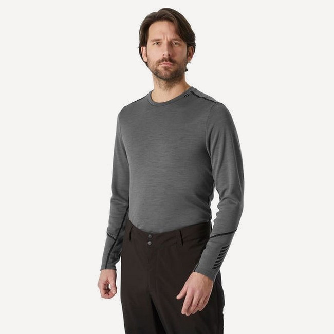 Термобелье верх HH Man LIFA Merino Midweight Crew (M; Concrete)