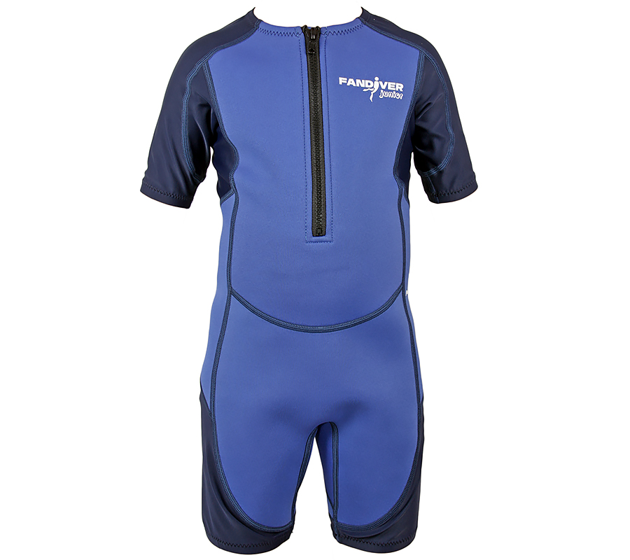 Гидрокостюм FanDiver Junior Shorty, 2 мм (Детский; 6 лет; Blue)