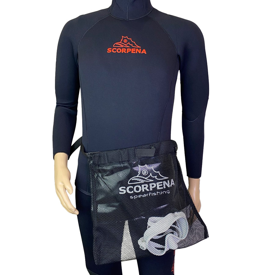 Сетка для морепродуктов поясная (черный; 41 х 36 см)