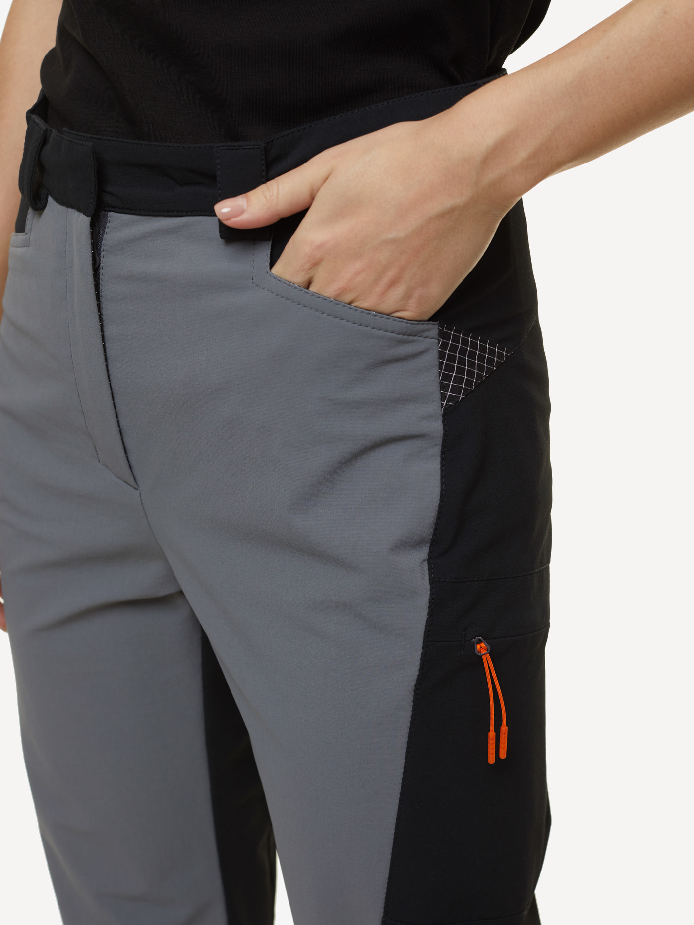 Брюки BASK SFT TREK LADY V2 (Женский; 46; Серый/Черный)