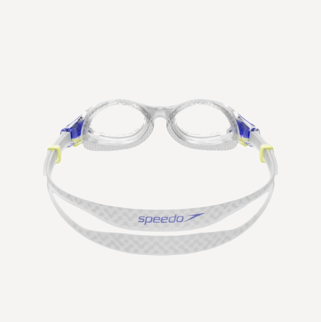Очки для плавания Speedo Biofuse 2.0 Junior детские (прозрачные; синий/черный/прозрачный/желтый)