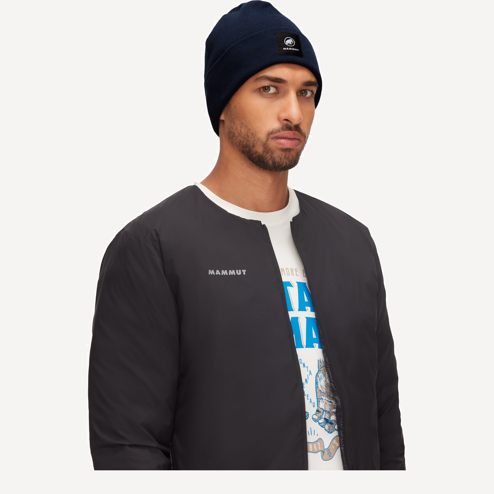 Шапка Mammut Fedoz Beanie (; one size; marine)