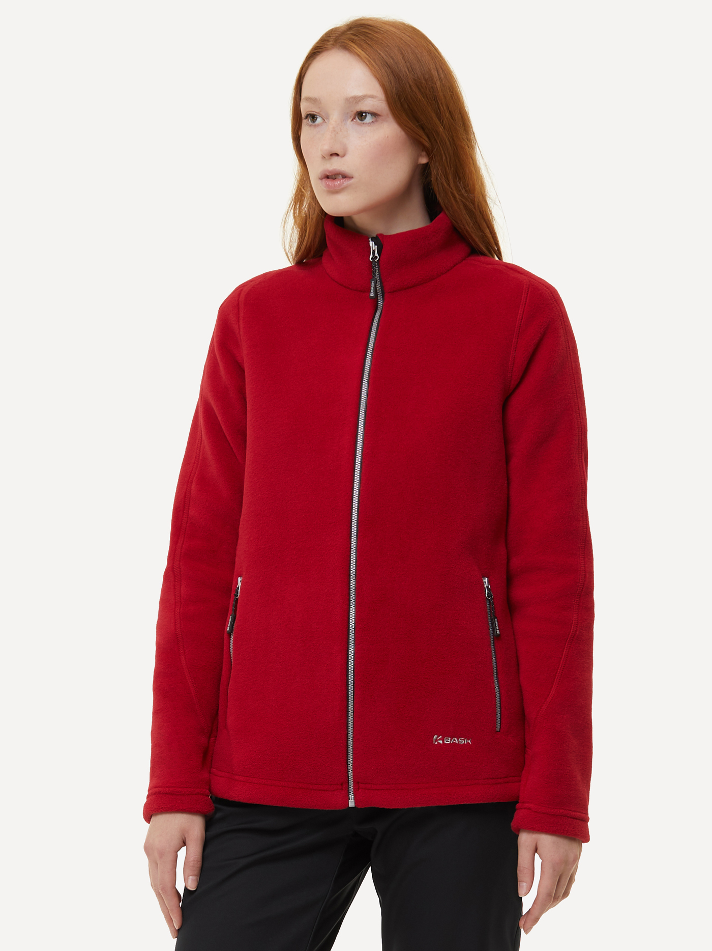 Кофта флисовая BASK Pol Jump LJ Жен (; 48; красный тмн)