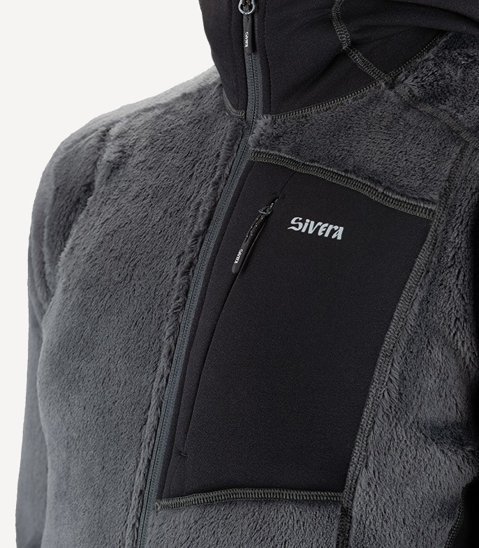 Куртка флисовая AZ | Скарлат (Мужской; 50-182; Порох/Чёрный)