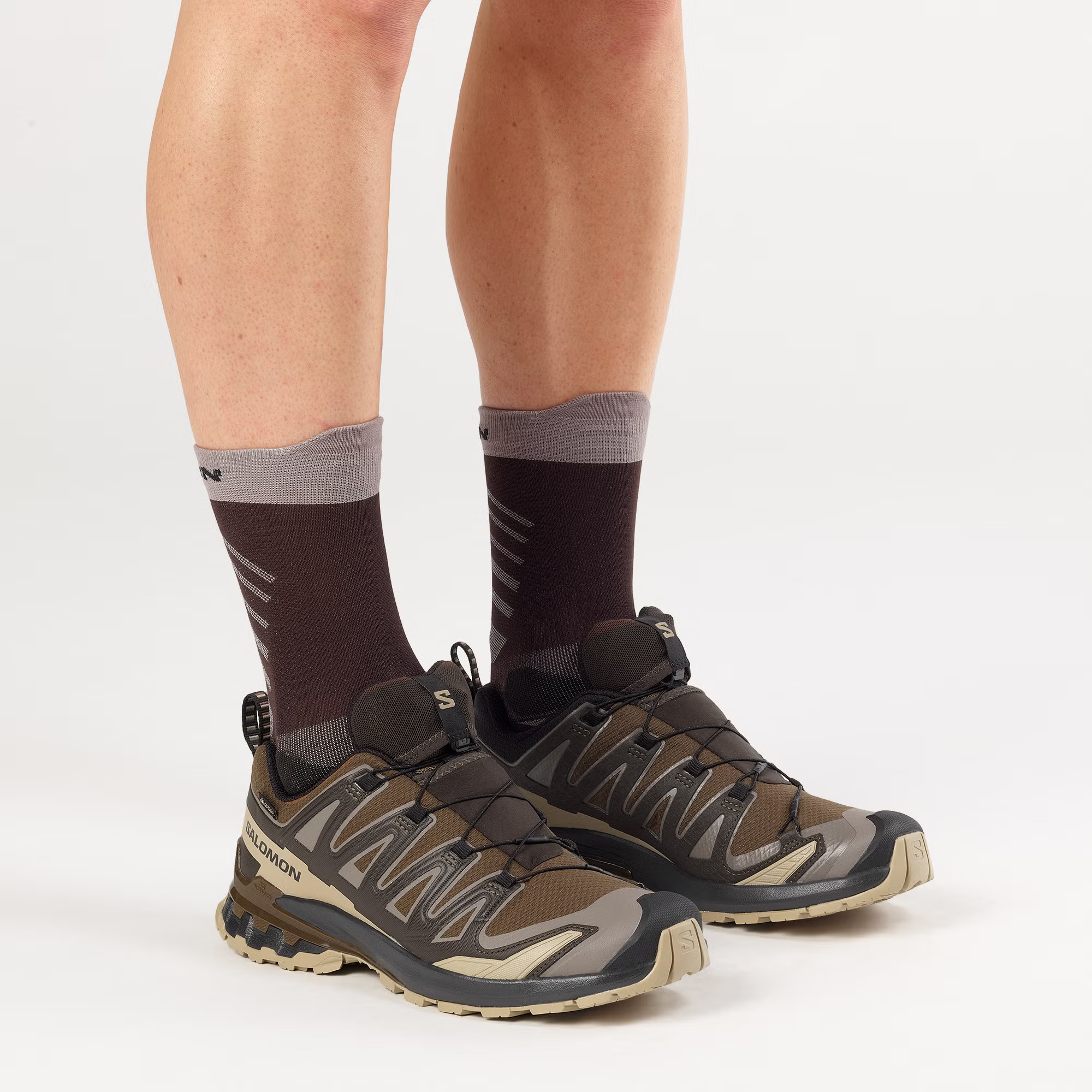 Кроссовки XA PRO 3D v9 GTX (RU 42 UK 9 USm 9.5 СМ 27; dark earth/desert tan/black)
