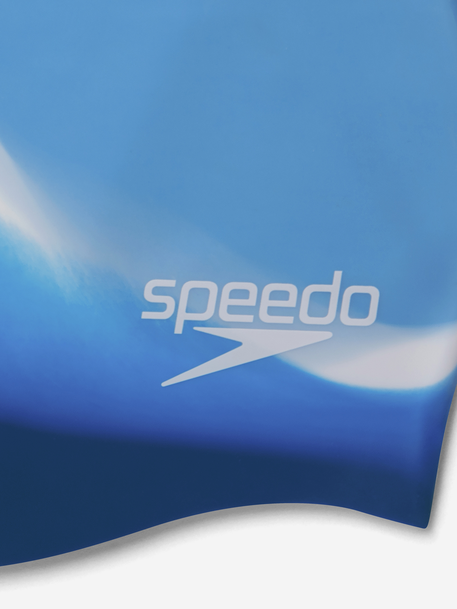 Шапочка для плавания Speedo Multi Colour (голубой/белый)