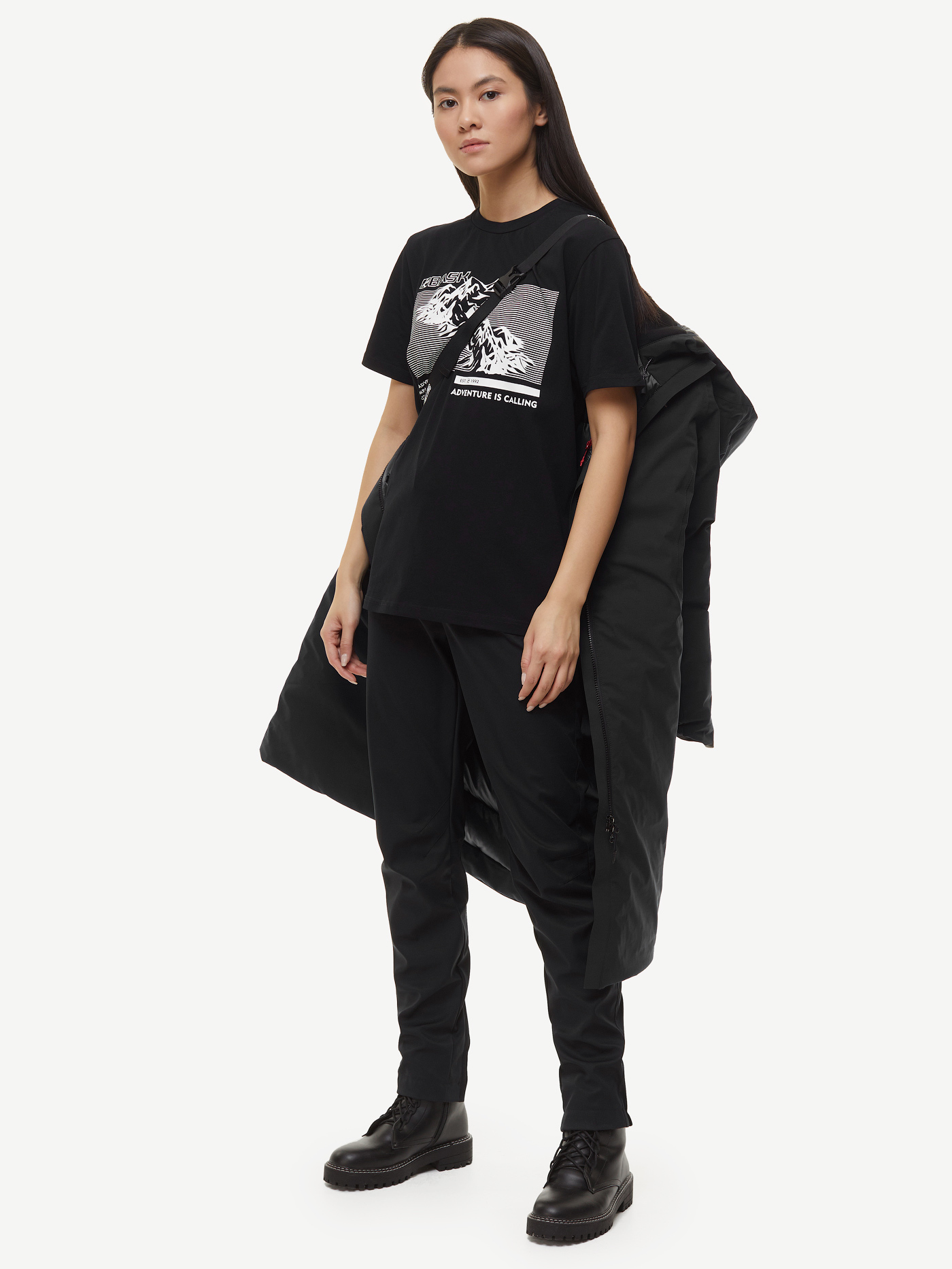 Пуховое пальто BASK FLAME (Женский; 46; Графит) Пуховое пальто BASK FLAME (Женский; 46; Графит)