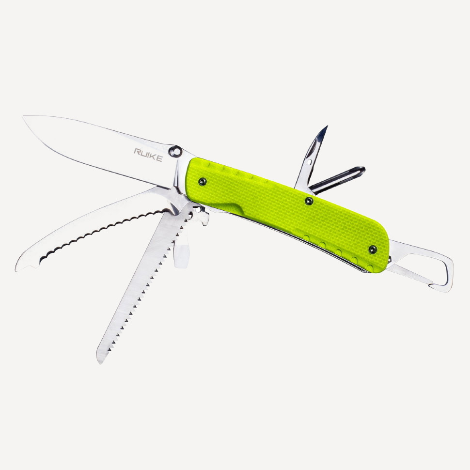 МультиТул RUiKE LD43 15-in-1 (Сталь_12С27/Зеленый_G-10) МультиТул RUiKE LD43 15-in-1 (Сталь_12С27/Зеленый_G-10)