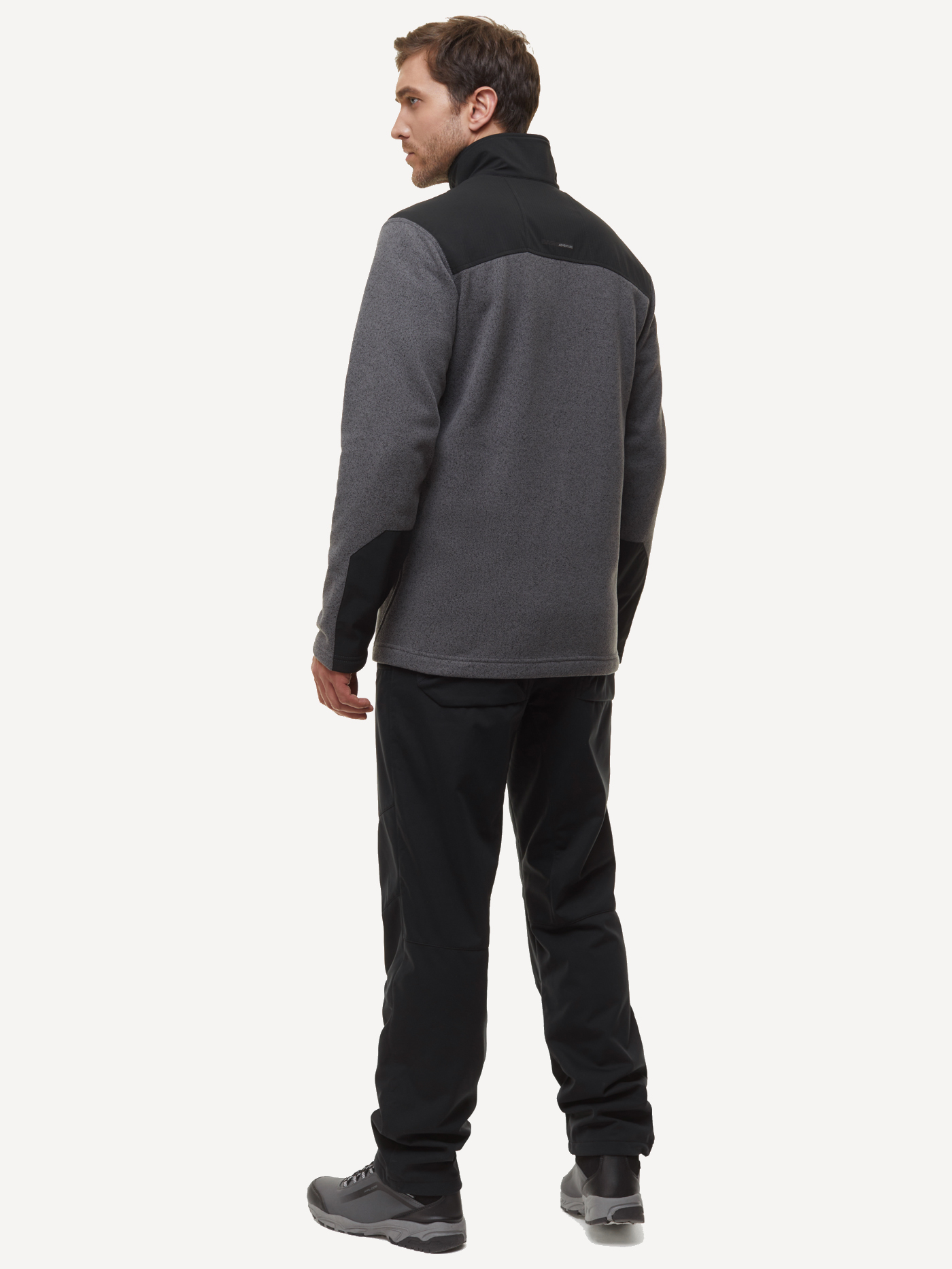 Куртка флис BASK ENERO (Мужской; 58; Черный Меланж)