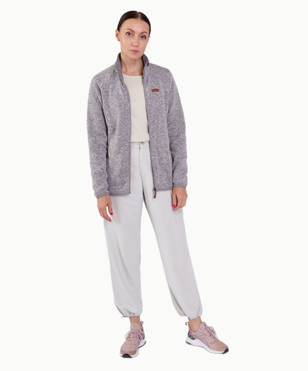 Куртка Флис RedFox Tweed IV Wmn (Женский; L; светло-серый)