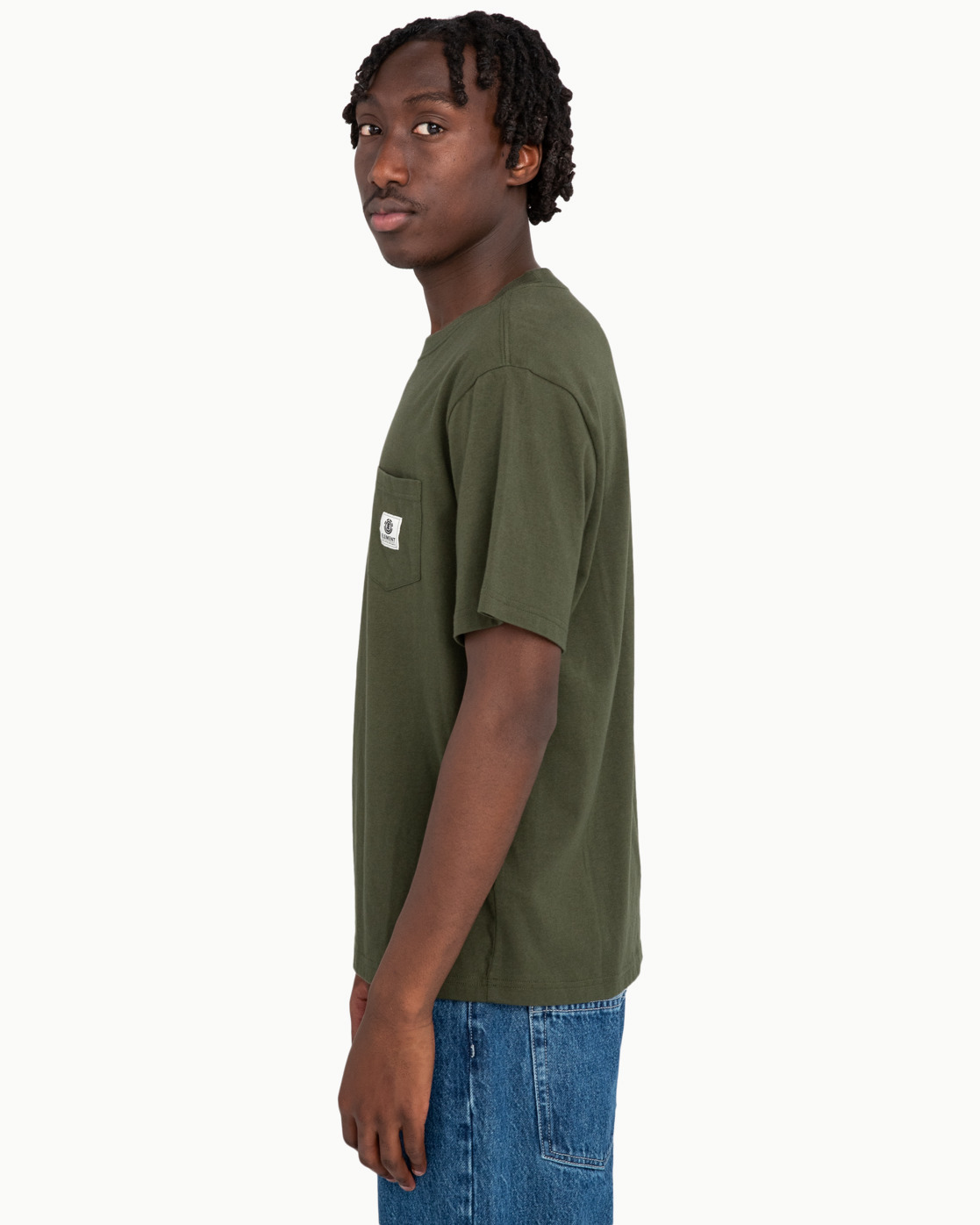 Футболка BASIC Pocket LBL (M (48); forest night; Мужской)