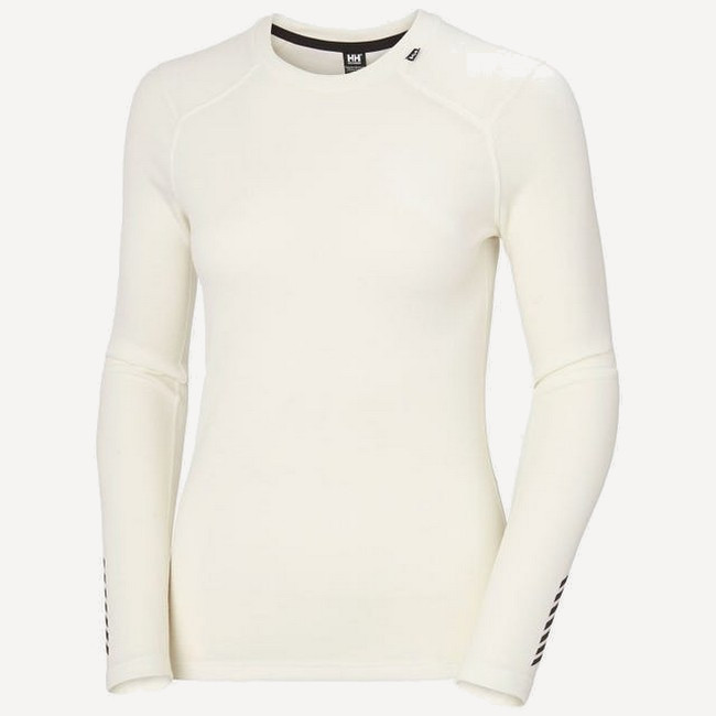 Термобелье верх HH Wmn LIFA Merino Midweight Crew (S; Off White)