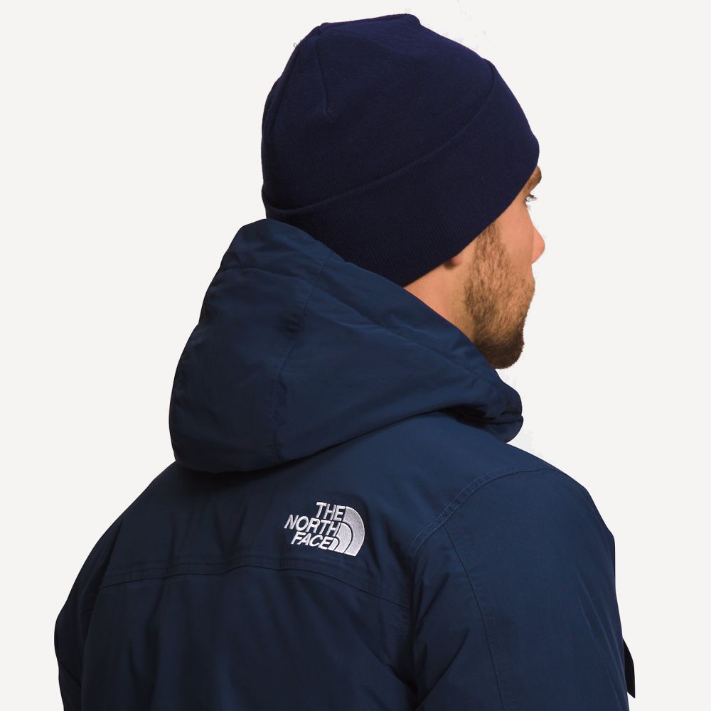 North face store bomber blue