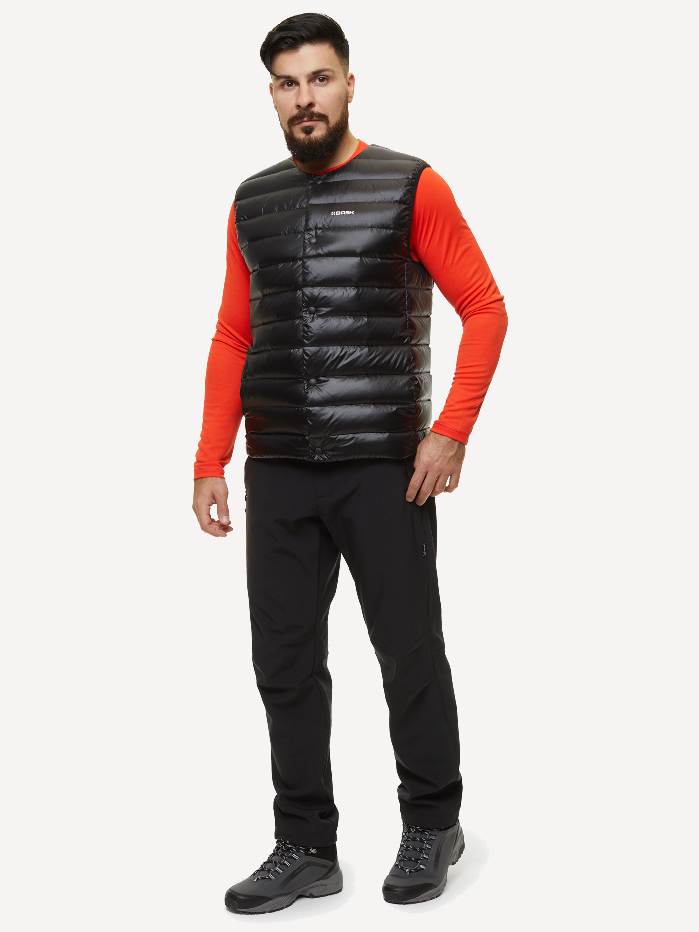 Жилет пуховой BASK ALETSCH (Мужской; 58; Черный)
