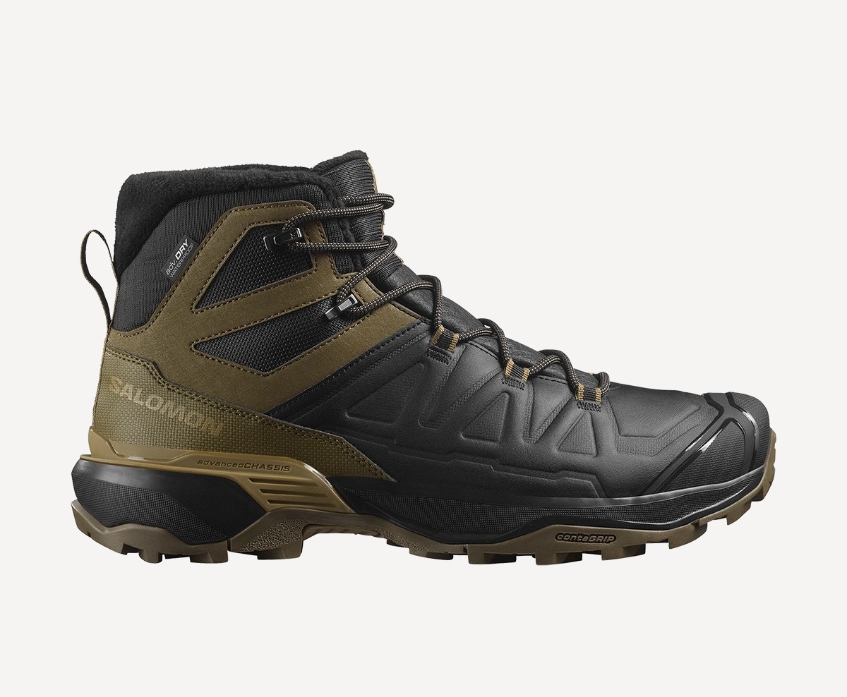 Ботинки X ULTRA SNOWPILOT WP (RU 45 UK 11 USm 11.5 СМ 29; black/military olive/gothic olive)