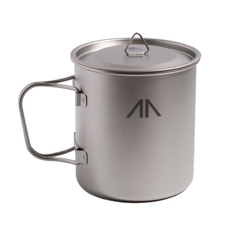 Кружка GORAA Titanium с крышкой 0,6L (Титан, 600мл) Кружка GORAA Titanium с крышкой 0,6L (Титан, 600мл)