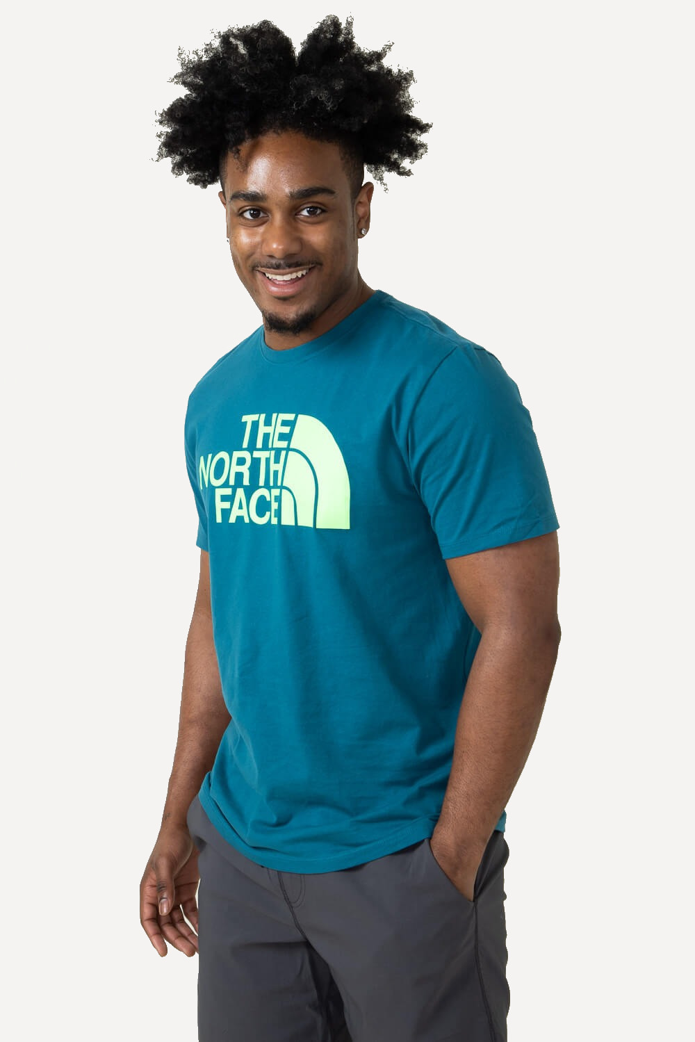 Футболка TNF S/S Half Dome Tee (Мужской; S; BlueMoss)