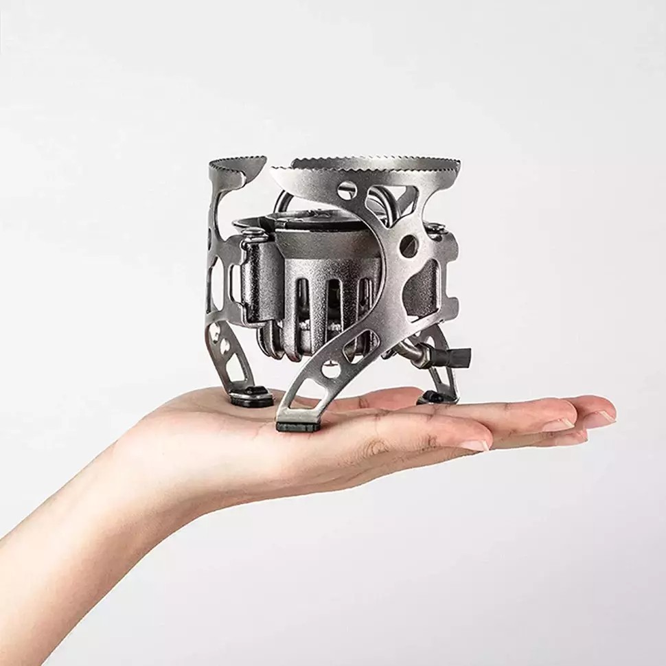 Мультитопливная Горелка BRS-8А 4.5кВт (Сталь Ø172мм / Оранжевая Колба 450мл)