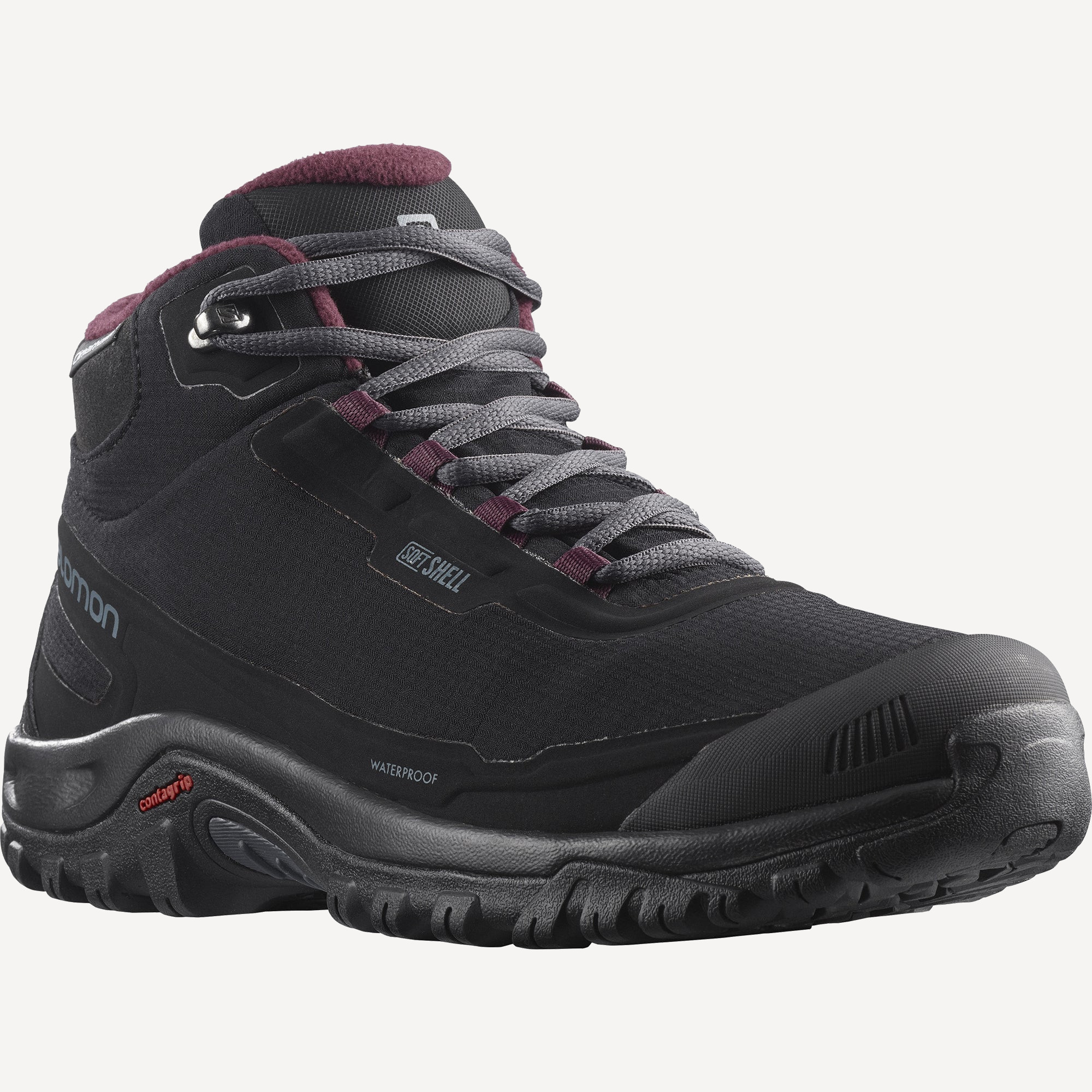 Salomon SHELTER CS WP W black ebony wine t RU 38 UK 5.5 US