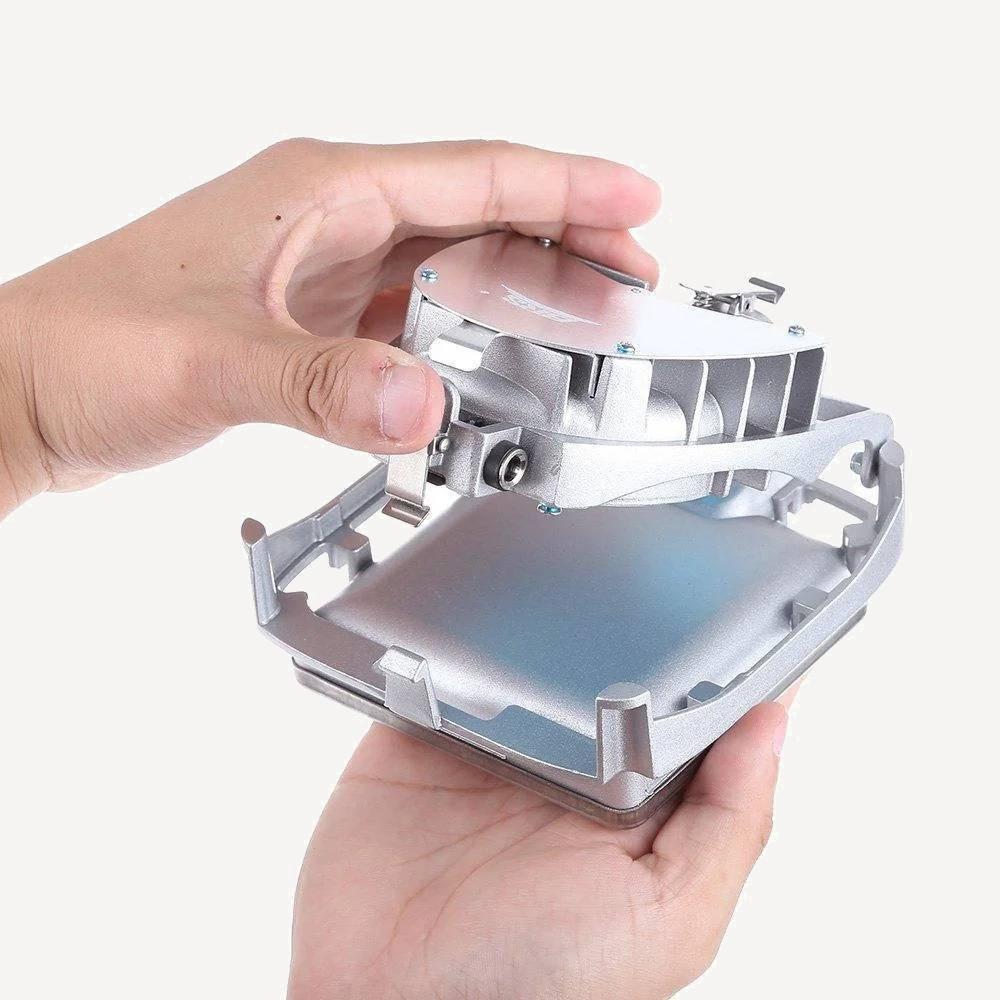 Печка с наддувом BRS-116 6кВт (Сталь/Зеленый, Ø24х12см, max24кг)