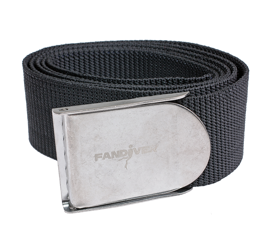 Пояс грузовой Fandiver с металлической пряжкой (черный)