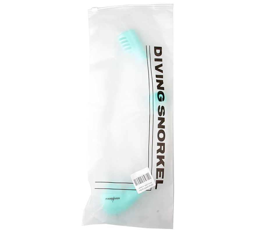 Трубка FanDiver Hyper Dry (прозрачный силикон; бирюзовый) Трубка FanDiver Hyper Dry (прозрачный силикон; бирюзовый)