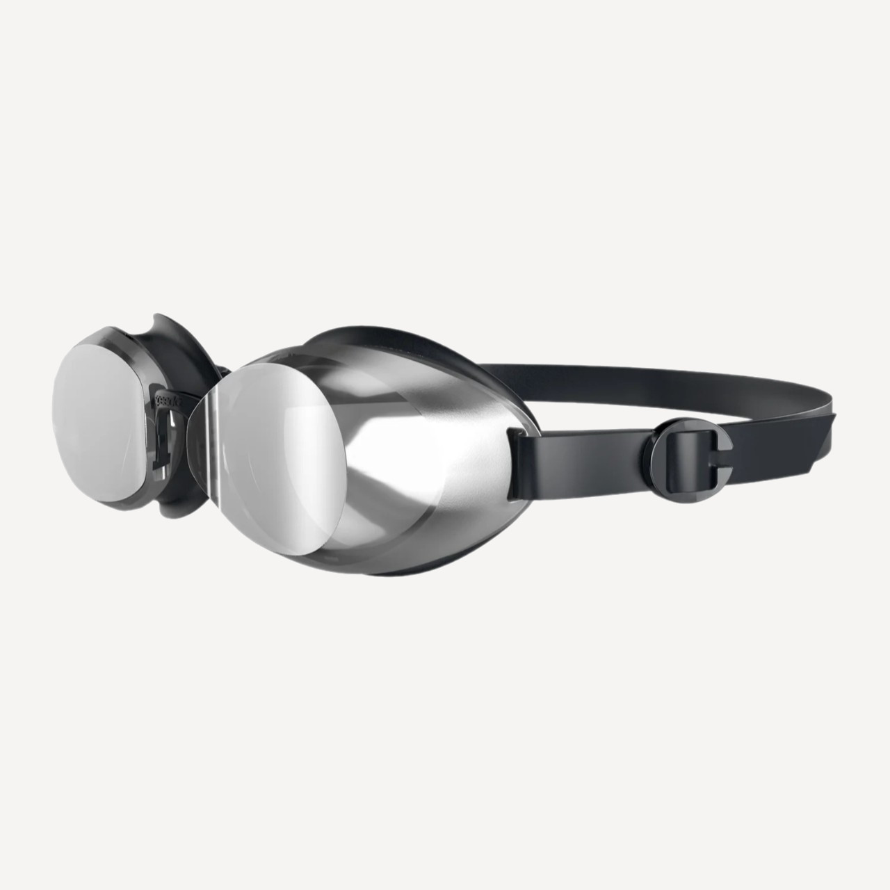 Очки для плавания Speedo Jet 2.0 Mirror (зеркальные; черный/серебряный)