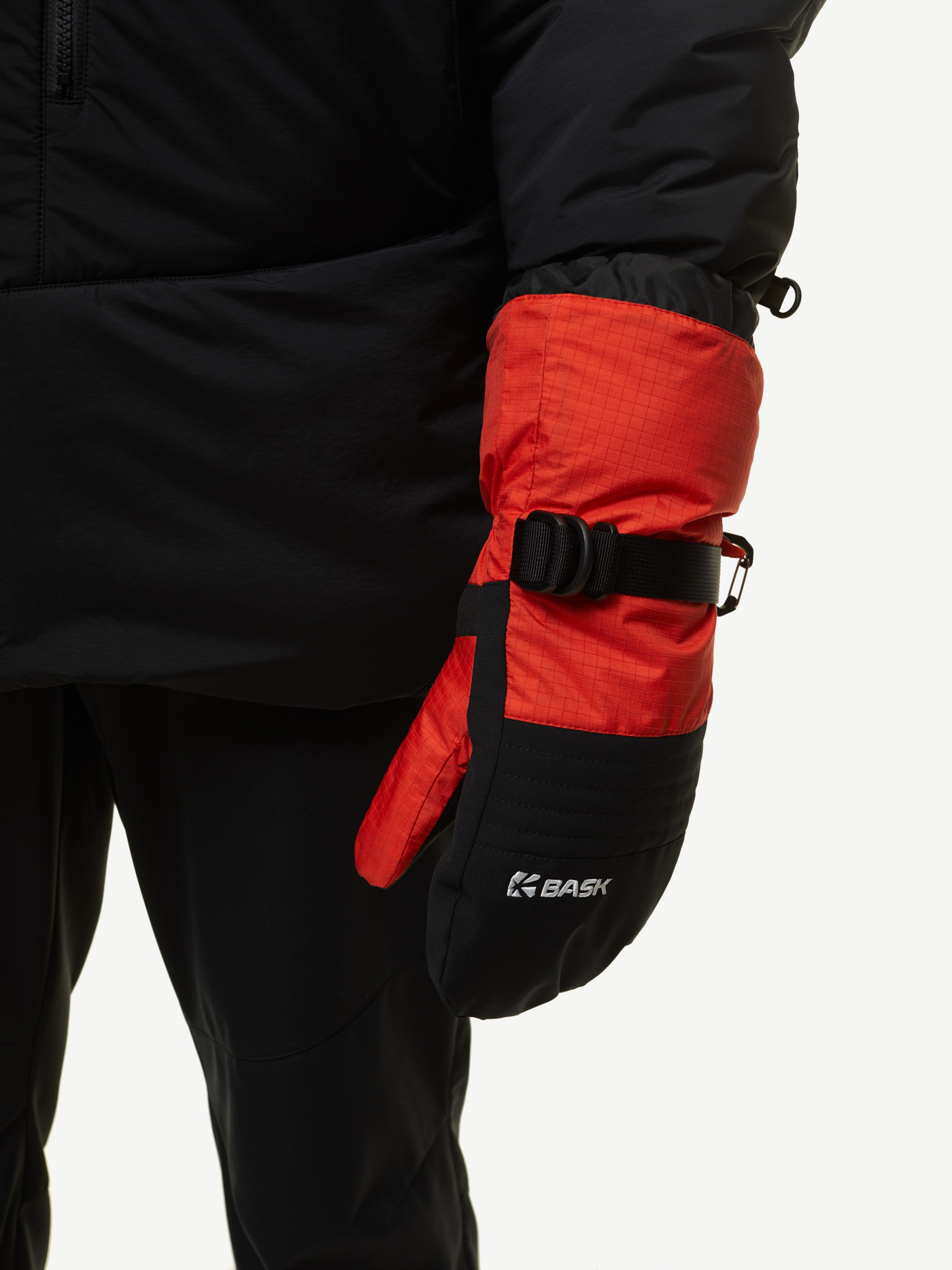 Рукавицы BASK BRUTAL Pole (L (24-25); Оранжевый/Черный)