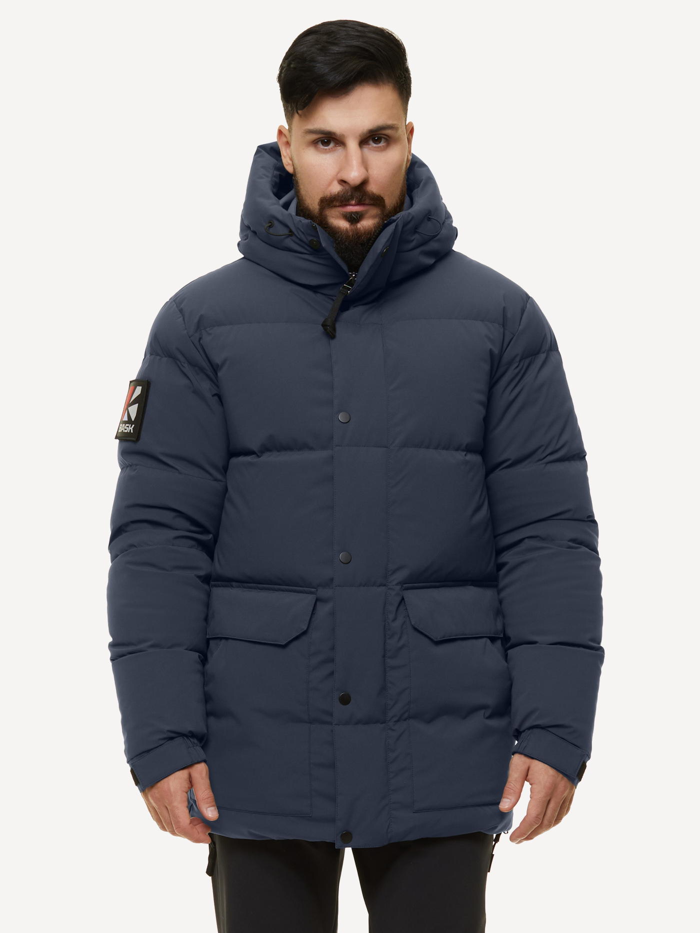 Пуховик BASK ANGiR (Мужской; 56; Синий Тмн)