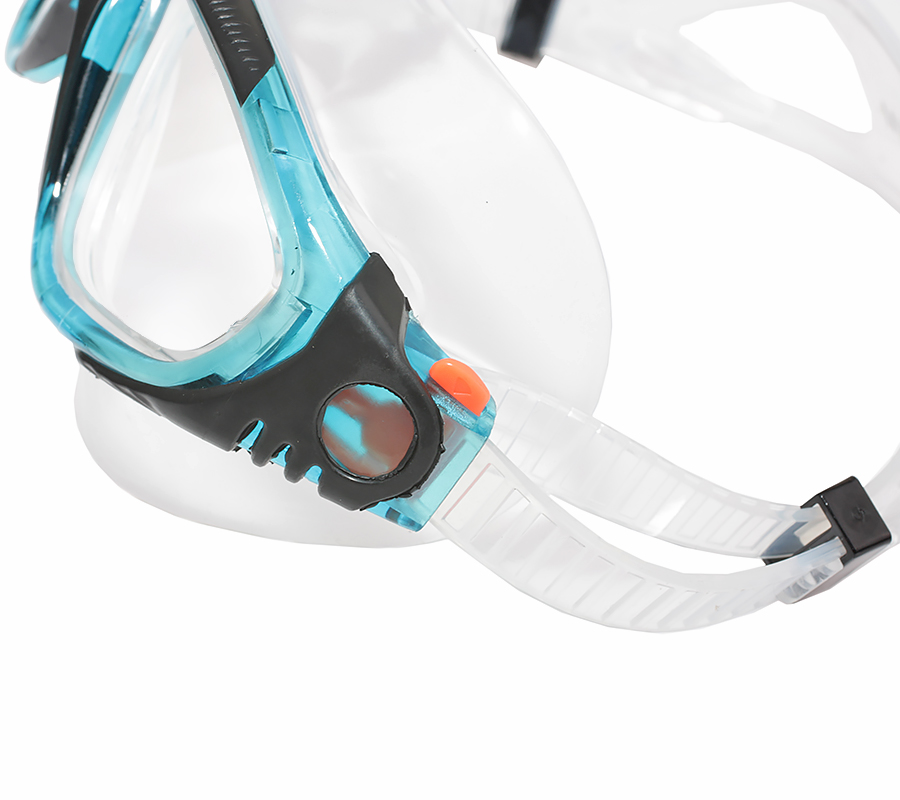 Очки для плавания FanSwim T19 (прозрачные; голубой / черный)