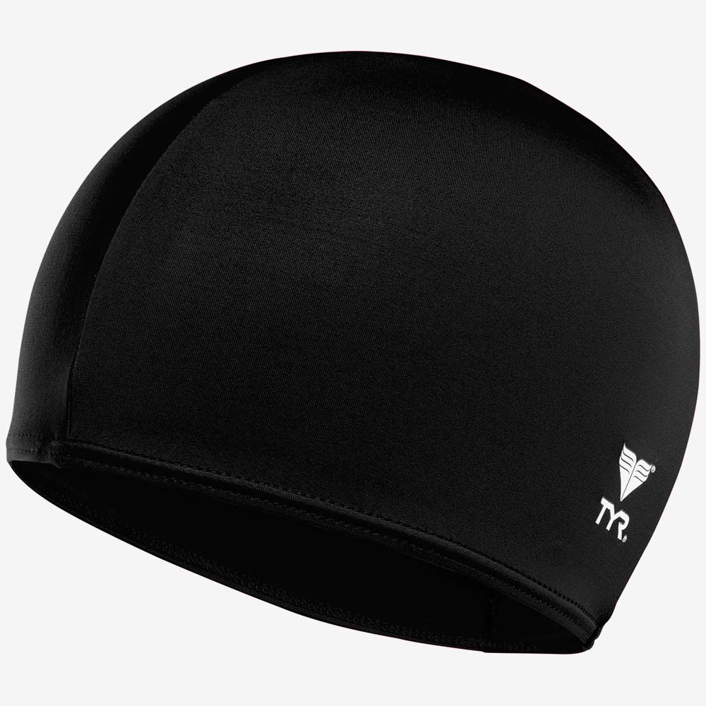 Шапочка для плавания Solid Lycra Cap (черный)