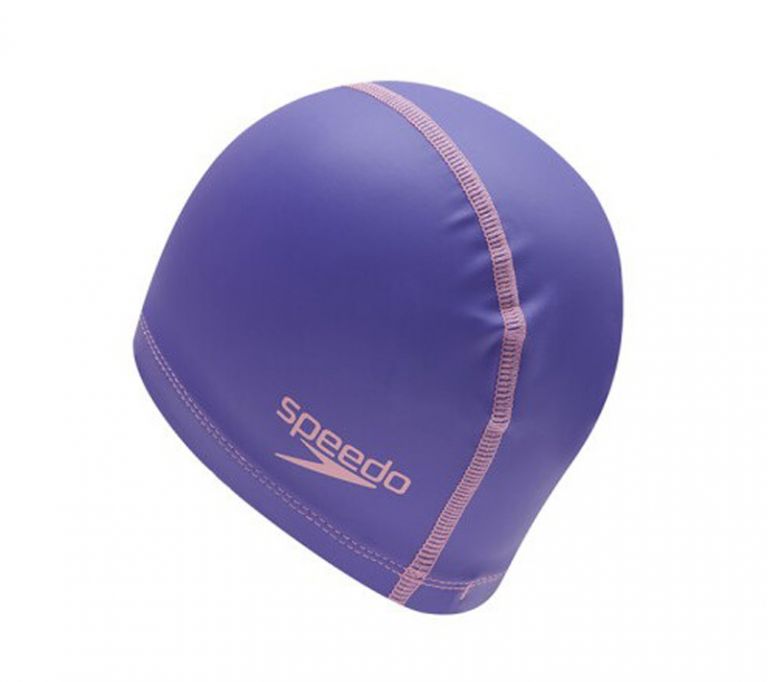 Шапочка для плавания Speedo Long Hair Pace детская, текстиль (сиреневый/розовый)
