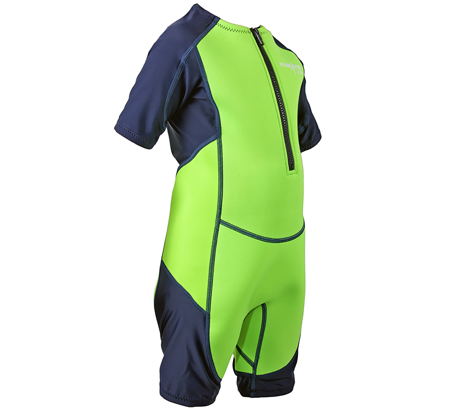 Гидрокостюм FanDiver Junior Shorty, 2 мм (Детский; 6 лет; Lime)