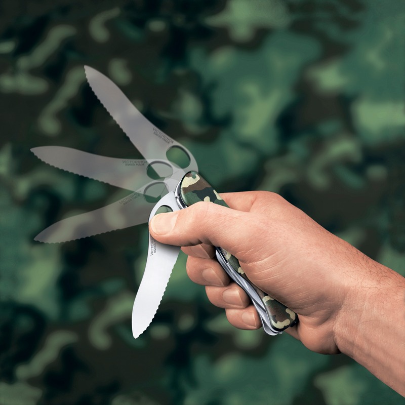 Нож Victorinox Trailmaster, 111мм, 12 функций (камуфляж)